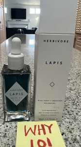 HERBIVORE LAPIS Blue Tansy+ Squalane FACIAL OIL 1.7oz/50mL FULL SZ SEAL BOX $74 - Picture 1 of 16