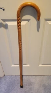 Martial Arts Self Defense Training Cane - Finished - Tan - 38 Inches - Scraped - Picture 1 of 11