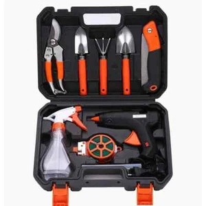 Caja de herramientas de hardware Juego combinado de herramientas de jardinería Juego de pistola de pegamento eléctrico - Imagen 1 de 21
