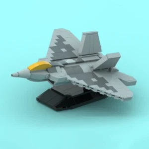 MOC: 165900 F-22 Raptor All-weather Stealth Fighter Aircraft with Display Stand - Picture 1 of 7