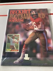 Beckett Football Card Monthly Magazine Issue 2 January/February 1990 Joe Montana - Picture 1 of 4
