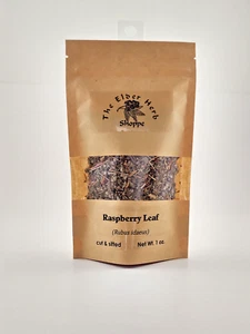 Raspberry Leaf, Cut and Sifted 1 oz (28 g) All Natural No Fillers - Picture 1 of 1
