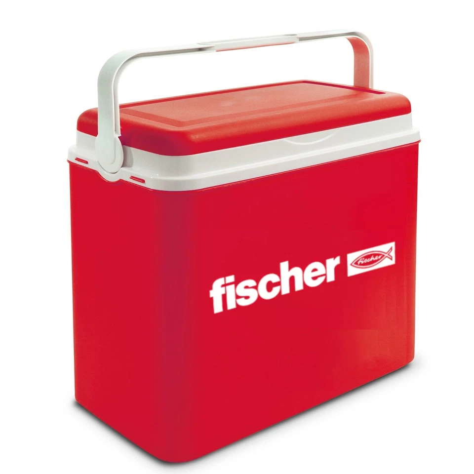 fischer Kühlbox Adriatic Rot 24L | Isolierbox Thermobehälter | Limited Edition