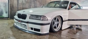 BMW E36 M3 front splitter lip lower spoiler, abs plastic, video review - Picture 1 of 12