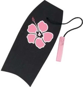 Tablero boogie con flor de hibisco rosa se adapta a muñecas American Girl y Logan Boy de 18 - Imagen 1 de 2
