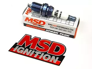 MSD IRIDIUM SPARK PLUGS FOR 2006 MERCEDES BENZ CLS500 - FREE MSD EMBLEM - Picture 1 of 8