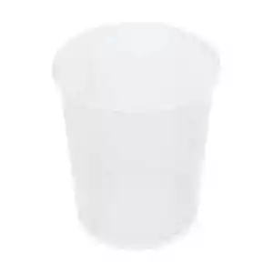 White Mesh Waste Paper Basket Office Metal Dustbin Rubbish Bins Trash - Picture 1 of 3