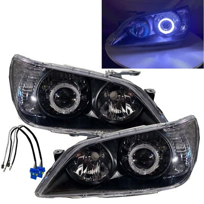 Fits LEXUS IS IS200/IS300 XE10 MK1 99-05 LED Angel-Eye Pro HID Headlight BK RHD - Image 1 of 4