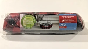 Vibrant Life Round Cuddler Small Pet Bed Cat / Dog Soft & Cozy Red Buffalo Plaid - Picture 1 of 13