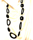 Damen Esprit Modeschmuck Halskette Kette lang schwarz Schmuck Mode Geschenk