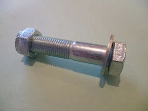 14-0234 TRIUMPH T120 TR6 T140 BSA A65 OIF FORK TOP YOKE PINCH BOLT & NUT UK MADE - Picture 1 of 2