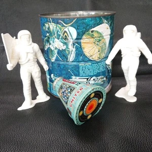 Apollo Spacecraft 12 United States Tin Plate Takatoku Can Coca Cola 1969 - Picture 1 of 9