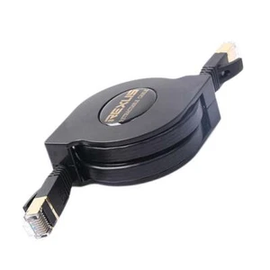 Cat.7 RJ 45 Flach Ethernet Netzwerkkabel Patch einziehbar Internet Lan 2m LOVE - Bild 1 von 10