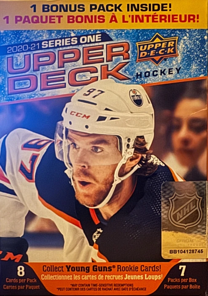 2020-21 Upper Deck Series 1 Hockey Base Cards 1-200 You Pick - Complete your set - Image 1 of 1