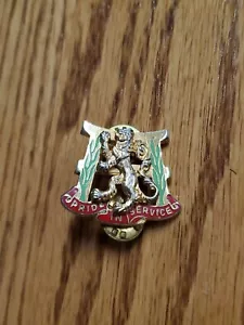 MILITÄR ABZEICHEN WAPPEN DUI ARMEE 66. WARTUNGSBATAILLON STOLZ IM DIENST HP - Bild 1 von 2