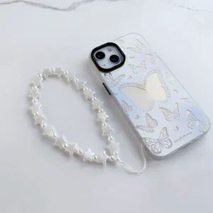Y2K Pearl Stars Bead Phone Chain Anti-loss Charm Strap Keychain Lanyard Pendant - Zdjęcie 1 z 7