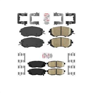 For Scion FR-S BRZ AmeriBRAKES Front Rear Integrally Molded Disc Brake Pads Kit