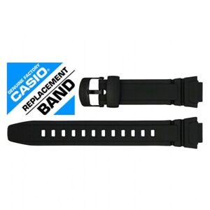 Genuine Casio Original Black Watch Strap Band W-213 W 213 W213, AQ-180W AQ 180W