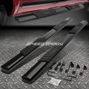 FOR 99-14 GMC SIERRA CREW CAB 5"BLACK OVAL SIDE STEP NERF BAR RUNNING BOARD/RAIL - Bild 1 von 5