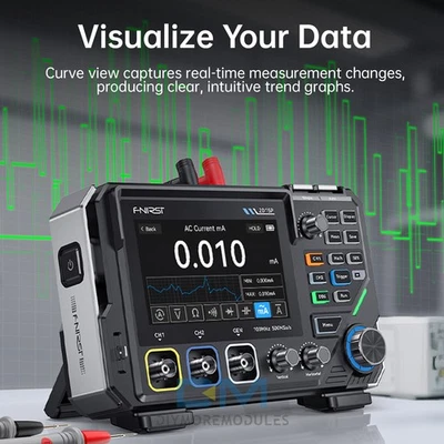 FNIRSI 2D15P Digital Multimeter Oscilloscope Signal Generator 100M 2CH 500MSa/s - Image 1 of 4