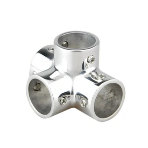 SS316 Four-Way Base Hardware Fittings Yacht Fishing Boat Speedboat Awning Mount - Picture 1 of 8