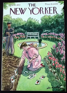 The New Yorker 16. Mai 1942 Original Zeitschriftencover Mehrfarbdruck von Hokinson - Bild 1 von 4