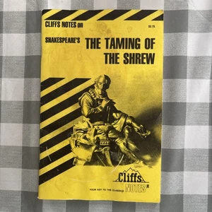 Taming of the Shrew by Cliffs Notes Staff (1964, Trade Paperback) - Picture 1 of 7