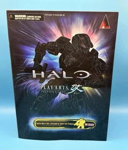 Halo Play Arts Kai Spartan Mark V Gold 9” Action Figure Square Brand New Sealed - Picture 1 of 4