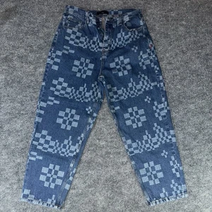 Juny Denim Barrel Hose Größe Medium Skater Trippy Hexigon - Bild 1 von 8