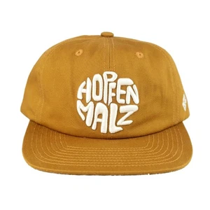 Bavarian Caps " Hopfen&malz " - Marron Clair (Strapback Cap) Baseball Broderie - Picture 1 of 6