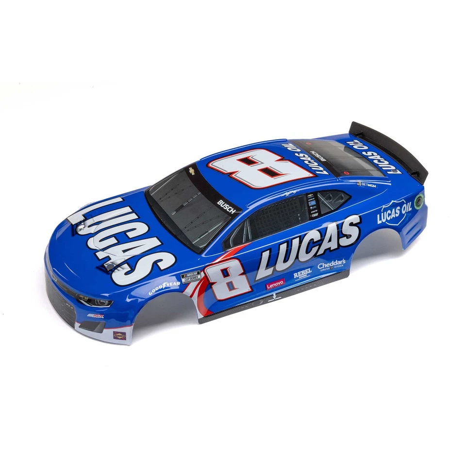 Losi LOS-1913 1:12 NASCAR Busch #8 Lucas Oil 2024 Body - Image 1 of 1