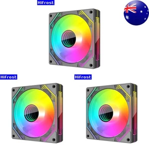 120mm Case Fan Cooler 5V 3Pin ARGB 12V 4PIN PWM Chassis Fan (Black Forward) - Zdjęcie 1 z 10