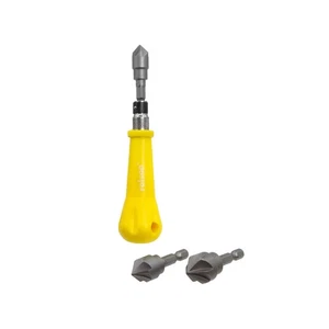 Countersink Drill Bit Set 3pcs DIY Handy Tool Wood Plastic Soft Metal - Picture 1 of 2