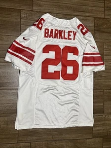 Saquon Barkley #26 New York Giants NFL Football White Jersey Size 44 / Medium M - Picture 1 of 4