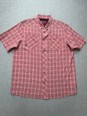 Browning Shirt Mens XL Red Plaid Heritage Collection Button Up Outdoor Pockets - Image 1 of 4