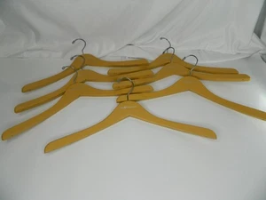 Polo Ralph Lauren Kleiderbügel Holz Paket 7 Jacke leichter Anzug Mantel Kleid 17”x 10” - Bild 1 von 6