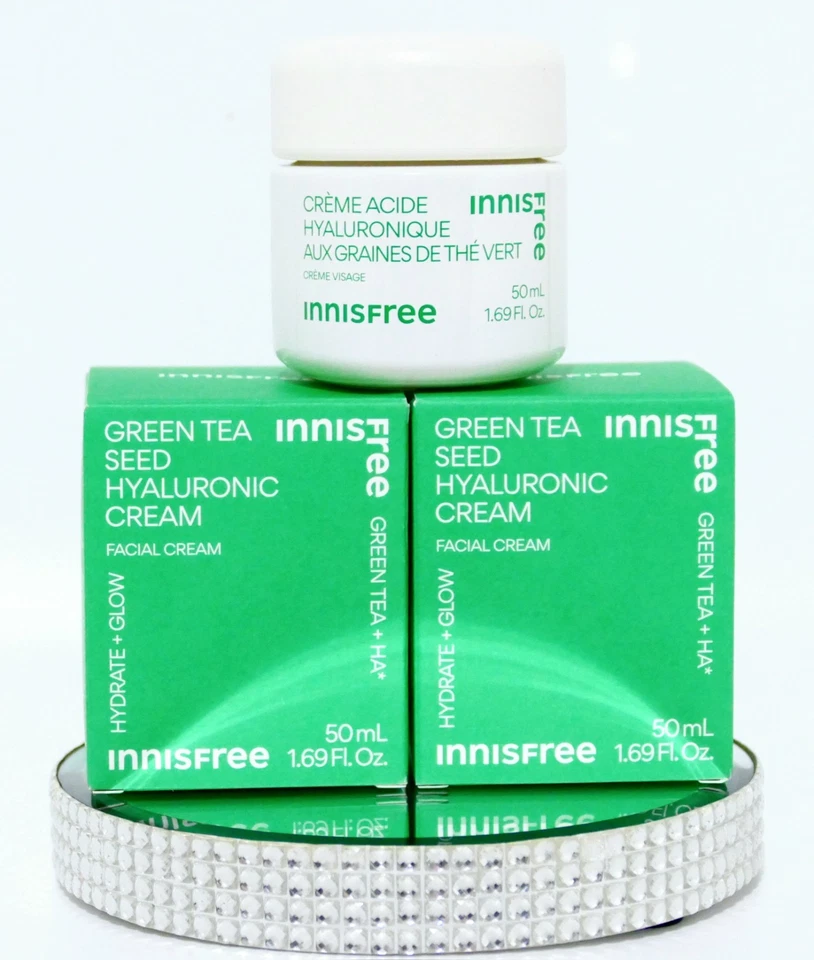 US CA SELLER Innisfree Green Tea Seed Hyaluronic Cream 50ml