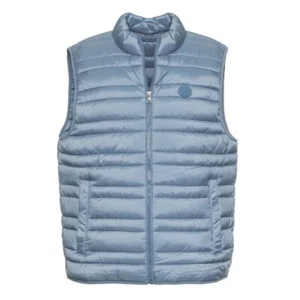 MICHAEL KORS Herren Weste Steppweste Light Weight Indoor & Outdoor hellblau blau - Picture 1 of 3