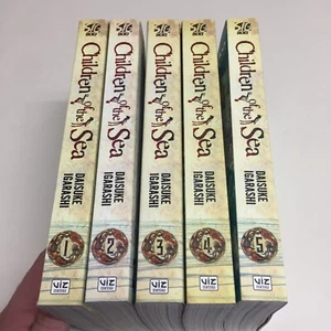 Children of the Sea Manga English Volume 1-5 Complete Set Series - Picture 1 of 9