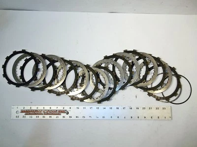 HONDA CBR1000F HURRICANE CLUTCH FRICTION PLATE SET 22201-MM5-000 CBR 1000 jh - Image 1 of 4