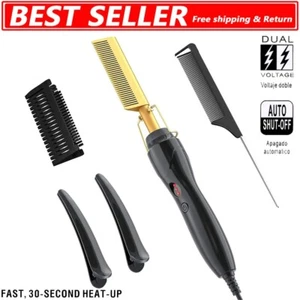 Boutique raddrizzatore pettine caldo per capelli - Pettine raddrizzante elettrico - Foto 1 di 8