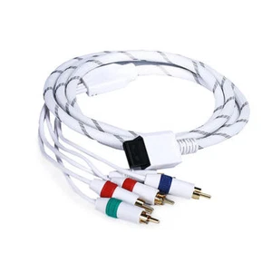 NEW - 6FT Audio Video ED Component Cable for Wii / Wii U (Net Jacket) - Canada - Bild 1 von 3