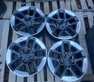 Four Rubicon Premium 17” Factory OEM Wheels Rims For 2018-2025 Jeep Wrangler - Picture 1 of 11