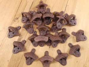 200 Rustic Cast Iron OPEN HERE Wall Mounted Beer Bottle Openers Bar Wholesale - Picture 1 of 9