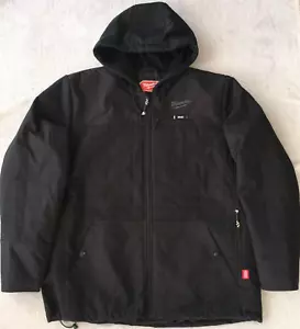 Milwaukee M12 Heated Gear mens Black Hooded Jacket size 2XL (No Battery) - Picture 1 of 11
