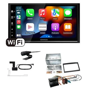 Kenwood Autoradio WiFi Apple CarPlay Android für Citroen C3 2002-2009 schwarz - Bild 1 von 6
