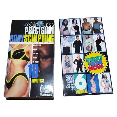 Michael Thurmond 6 Week Body Makeover VHS Sealed Workout Fitness 2 Tape Set Foto 1 de 4