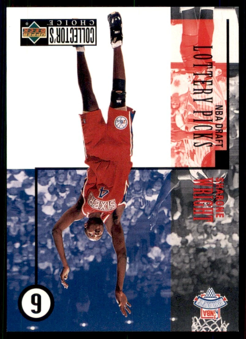 1994-95 Collector's Choice Draft Trade Sharone Wright Philadelphia 76ers #6