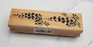 Cherry Blossom Branches Kodomo Wood Mounted Border Rubber Stamp - Picture 1 of 7