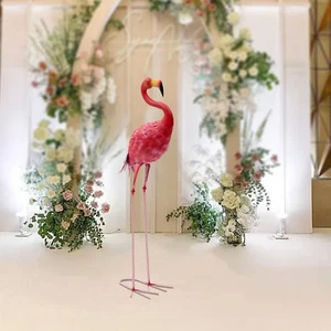 Tropical Tango Flamingo Statue Figurine Yard Lawn Outdoor Garden Decor Gifts NEW - Picture 1 of 12